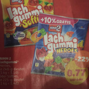 2x LachGummi für je 0,48€ Penny Smhaggle nur am Montag 12.9.2022