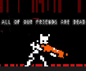 GRATIS Spiel „A.O.O.F.A.D: All Of Our Friends Are Dead“ kostenlos downloaden bei itch.io