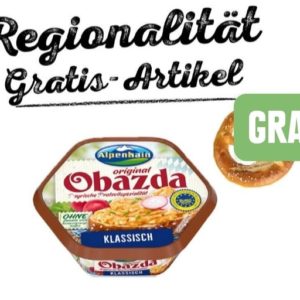 GRATIS Alpenhain Obazda bei EDEKA Nordbayern-Sachsen-Thüringen