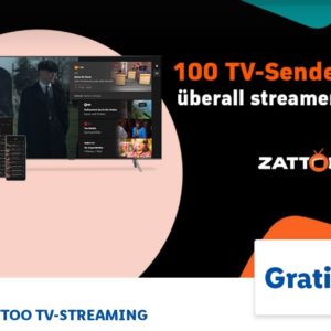 [Lidl Plus] 2 Monate Zattoo Ultimate TV-Streaming GRATIS