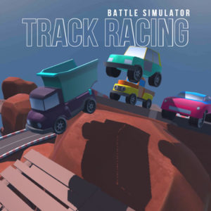 GRATIS Spiel „Track racing battle simulator“ kostenlos für Windows, macOS, Linux und Android downloaden bei itch.io