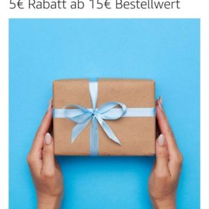 [Amazon.es] 5€ Rabatt auf eine Bestellung ab 15€ (personalisiert)