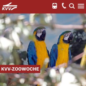 *endet* GRATIS 1 Woche kostenlos in den Karlsruher Zoo vom 12.-18.09.2022 für KVV-Abo-Kunden -regional-