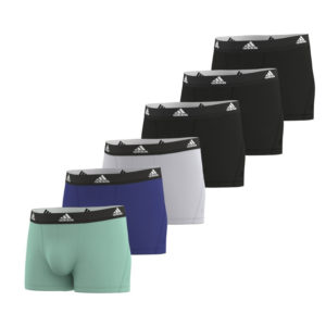 verschiedene 6er Pack adidas Boxershorts Active Flex Cotton Trunk für 30,71€ (statt 54€)