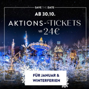 Phantasialand: Wintertraum Aktions-Tickets ab 24€