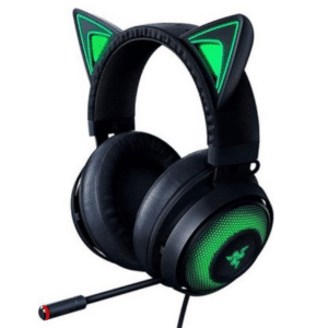 Razer Kraken Kitty - Gaming Headset (Das Katzenohren-Headset mit anpassbarer RGB Chroma-Beleuchtung) in Schwarz!