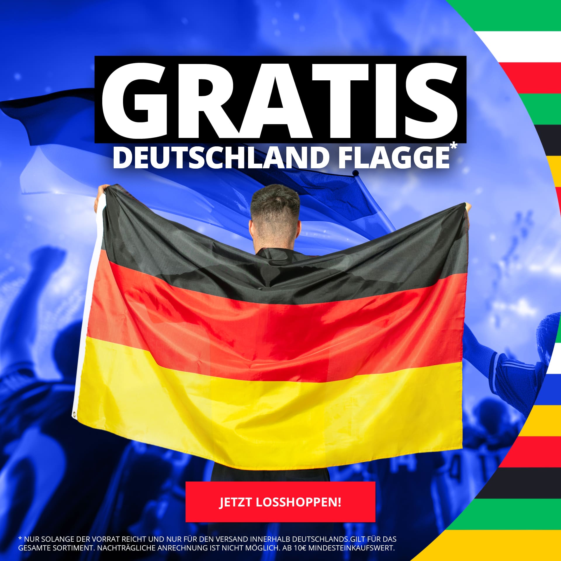 🇩🇪 Gratis Deutschland Flagge ab 10€ MBW