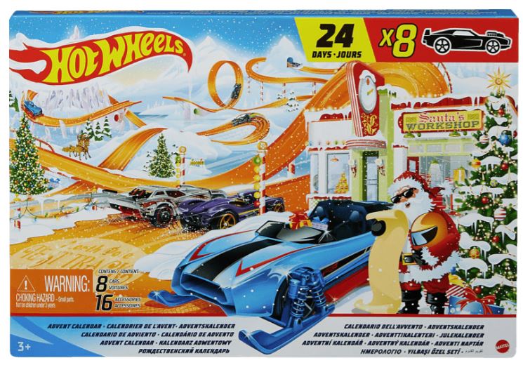 Hot Wheels Adventskalender mehrfarbig