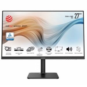 MSI Modern MD272QPDE, LED-Monitor (27 Zoll), Adaptive-Sync, WQHD, USB-C