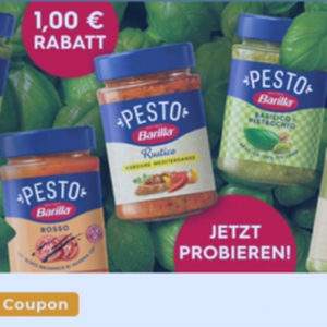 Barilla Pesto bei Globus für 1,19€ dank Coupon bei Couponplatz.de