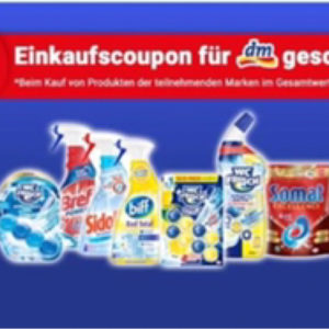 5€ Gutschein für Henkel Produkte bei DM für 10€ Einkauf