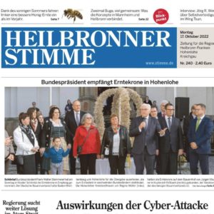 GRATIS "Heilbronner Stimme" wegen Cyberangriff kostenlos als ePaper