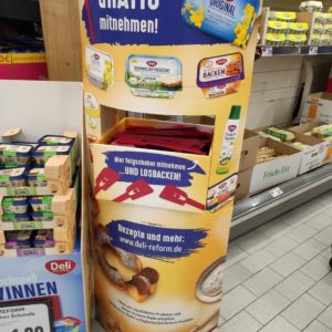 Kaufe 2 Deli Produkte und bekomme ein Teigschaber gratis dazu. ( Gesehen im Kaufland in Süddeutschland )