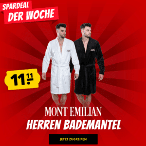 🛀 Mont Emilian Toulon Bademantel für 16,06€ (statt 20€)