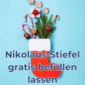 Nikolaus-Stiefel gratis befüllen lassen 👢🎅 Alle Aktionen 2024