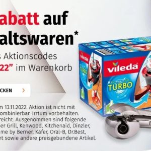 20% Rabatt auf auch reduzierte Haushaltswaren bei Müller - z. B. WMF Besteck-Set Denver 30-tlg. 63,99€ statt 79,99€