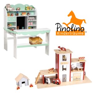 30% auf Pinolino Produkte bei Ernsting's Family - z.B. Kaufladen aus Holz für 69,99€ statt 131€ oder Puppenbettset aus Holz für 13,99€ statt 28€