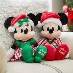 Minnie Maus & Micky Maus Weihnachtliches Kuscheltier für 15€ (ab 15€ Einkaufswert)