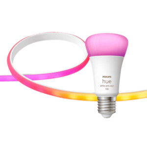 🔥PHILIPS Hue Gradient Lightstrip + E27 White &amp; Col. Amb. E27 für 129€ (statt 169€)