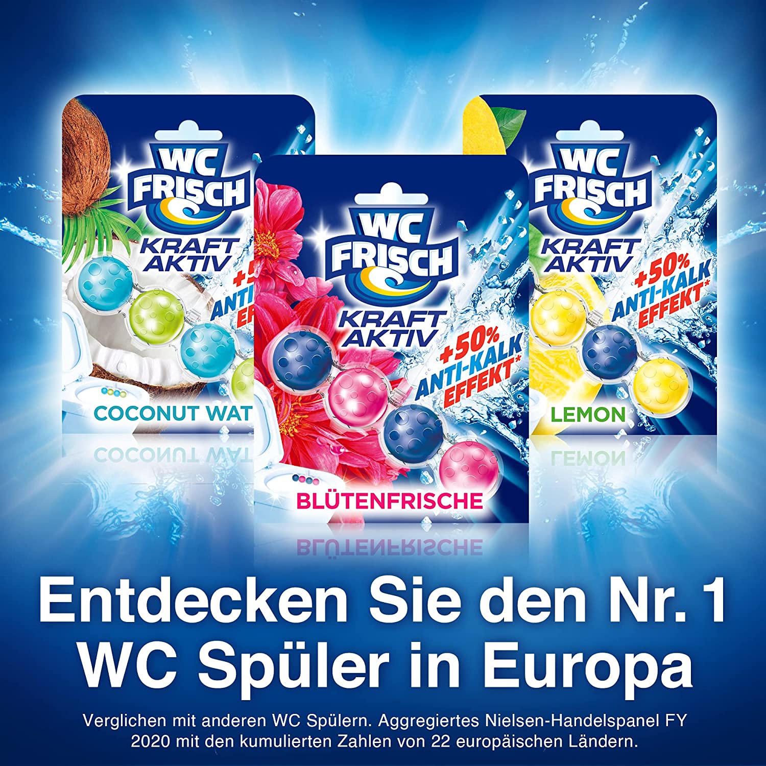 🚽 3er Kraft WC Pack FRISCH Sorten* 2,95€ Aktiv Duftspüler nur 3,69€) (statt *verschiedene