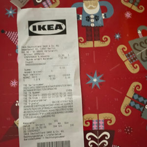 (Lokal) IKEA Berlin Spandau: Bei Zahlung via Shop &amp; Go gratis Adventskalender