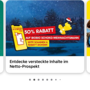 Netto App 50% Rabatt auf BioBio Schoko- Weihnachtsmann