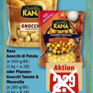 Giovanni Rana Gnocchi oder Pasta für umgerechnet 1,19 Euro, bei Rewe. Dank Payback &amp; Rabattcoupon - ggf personalisiert