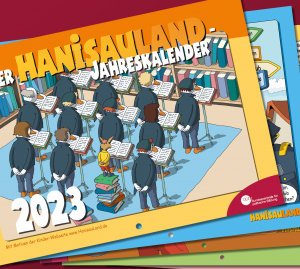 GRATIS Wandkalender mit Comic-Geschichten