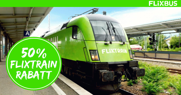 50% Flixtrain Rabatt