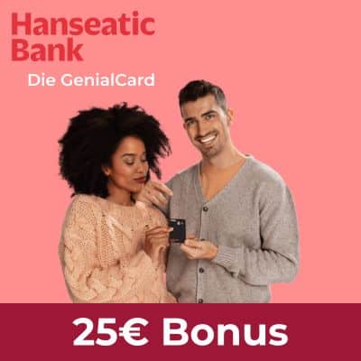 Thumbnail 🌴 25€ Bonus für gebührenfreie Hanseatic GenialCard + weltweit keine Gebühren