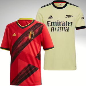 ⚽ adidas Fussballtrikot für Kinder für 14,99€ (Arsenal Auswärts- oder Belgien Heimtrikot)