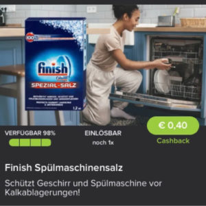 Finish Spülmaschinensalz für nur 63 Cent mit Marktguru