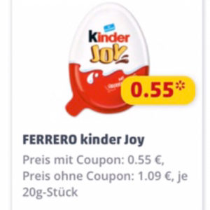 FERRERO Kinder Joy für nur 0,55€ Dank Penny App