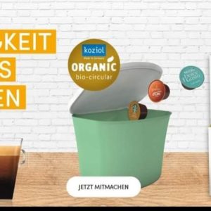 Gratis koziol Sammelbox abstauben nach Kauf von 4x Dolce Gusto Kapseln