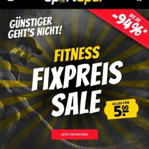 FIXPREIS 😲 - Alles 5 Euro | SportSpar.de