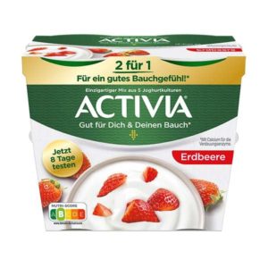 2-für-1 Activia 4-er-Packung-Testaktion mit Geld zurück