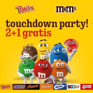 🍫 2+1-Aktion: M&amp;M's, Twix, Mars, Snickers, Milky Way uvm.