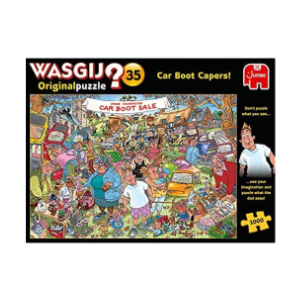 Jumbo Spiele Puzzle Wasgij Original 35 Flohmarkt-Chaos für 8,89€ (statt 16€)