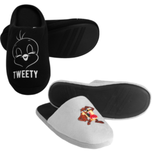 Tweety Damenpantoffeln für 7,30€ inkl. Versand || oder Taz Herrenpantoffeln