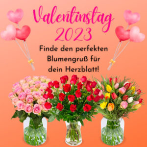 💐 Valentinstagskollektion: 13 verschiedene Blumensträuße + 15% Rabatt ❤️ Rosen, Tulpen uvm.