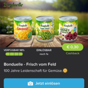 Bonduelle Gemüse 0,30€ Rabatt mit Marktguru