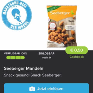 Marktguru Deal der Woche Seeberger Mandeln