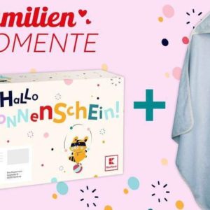 Willkommens-Box + Geburtstags-Boxen zum 1. bis 4. Geburtstag kostenlos bei Kaufland "FamilienMomente"