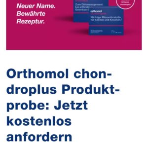 Orthomol Chondroplus gratis Probe