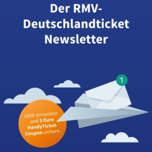 5€-HandyTicket-Coupon geschenkt für RMV-Deutschlandticket-Newsletter