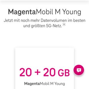 Ohne Laufzeit! Original 40GB Telekom SIM Only Tarif für 19,95€ (für alle unter 28 / Telekom Magenta Mobil M Young)