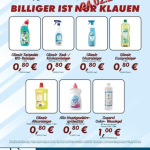 Putz- und Reinigungsmittel günstig (LOKAL)