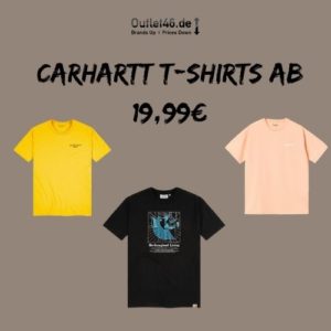 👕 Carhartt Damen und Herren T-Shirts ab 19,99€