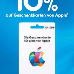 Netto: Apple Geschenkkarte: 10% als netto Gutschein