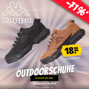 Kappa MURRAY Unisex Outdoor Schuhe für 18,99€ zzgl. Versand (statt 26€)